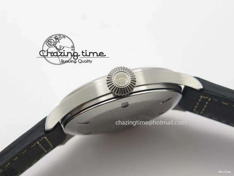 MIROTIME 0224 Pilot Mark XVI “Father & Son 2012” MK Maker SS Sliver Dial A2892 On Black Leather Strap Attractive 7373